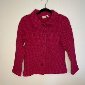 Women’s Cabela’s Pink Waffle Knit Coat